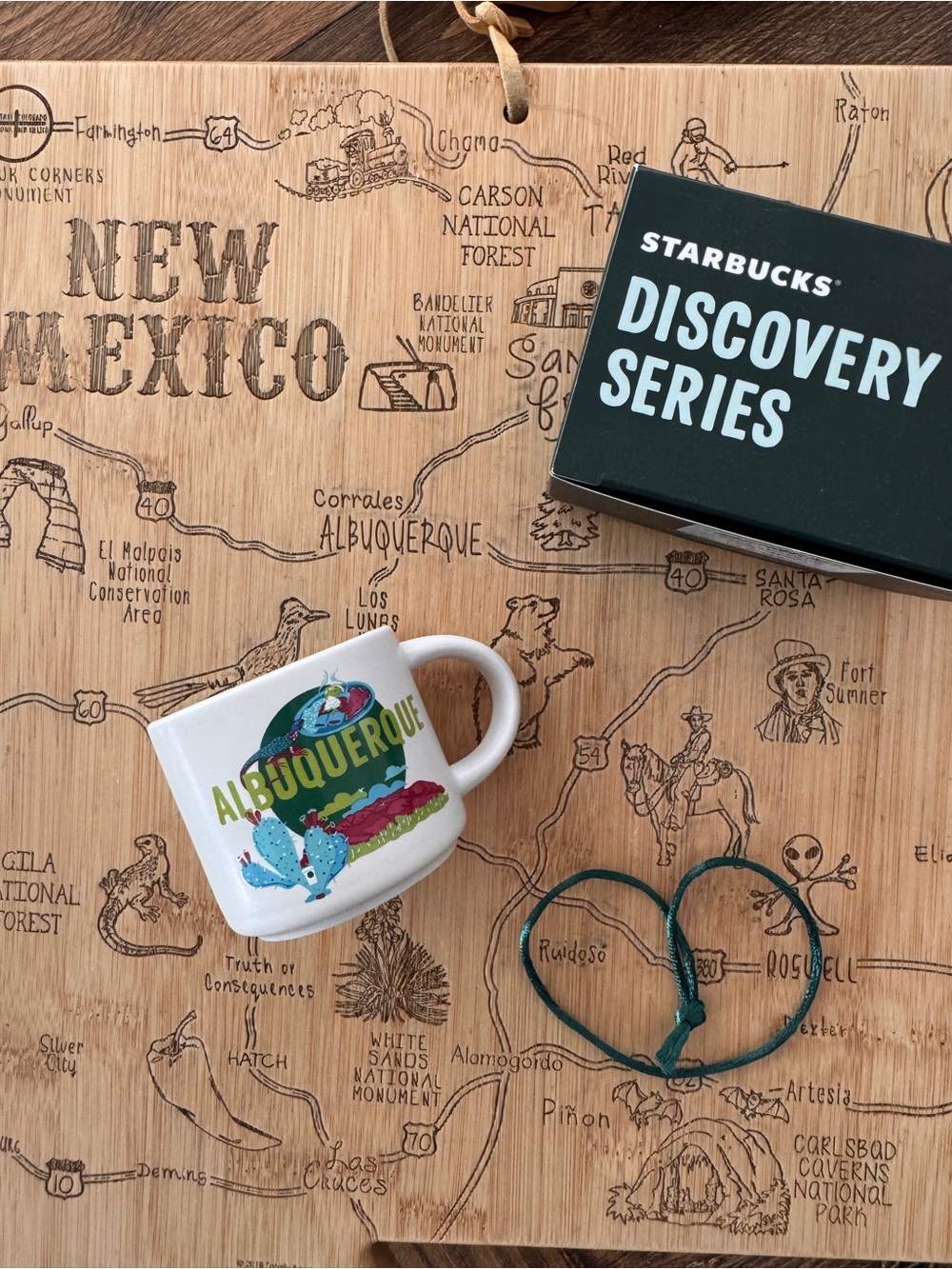 Starbucks Discovery Albuquerque Ornament with box